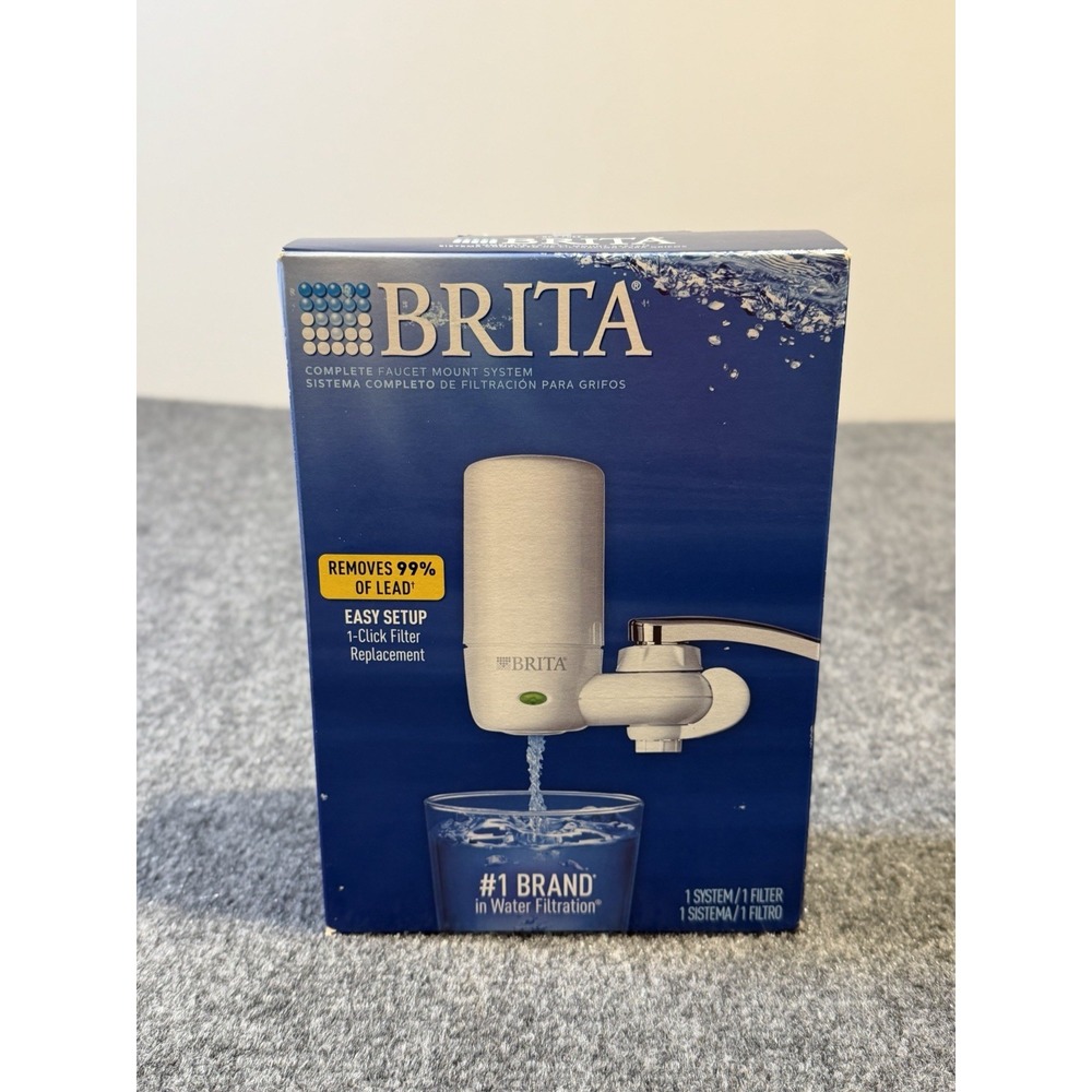 Brita Complete Faucet Mount Water Filter System White FF-100 1 Pack